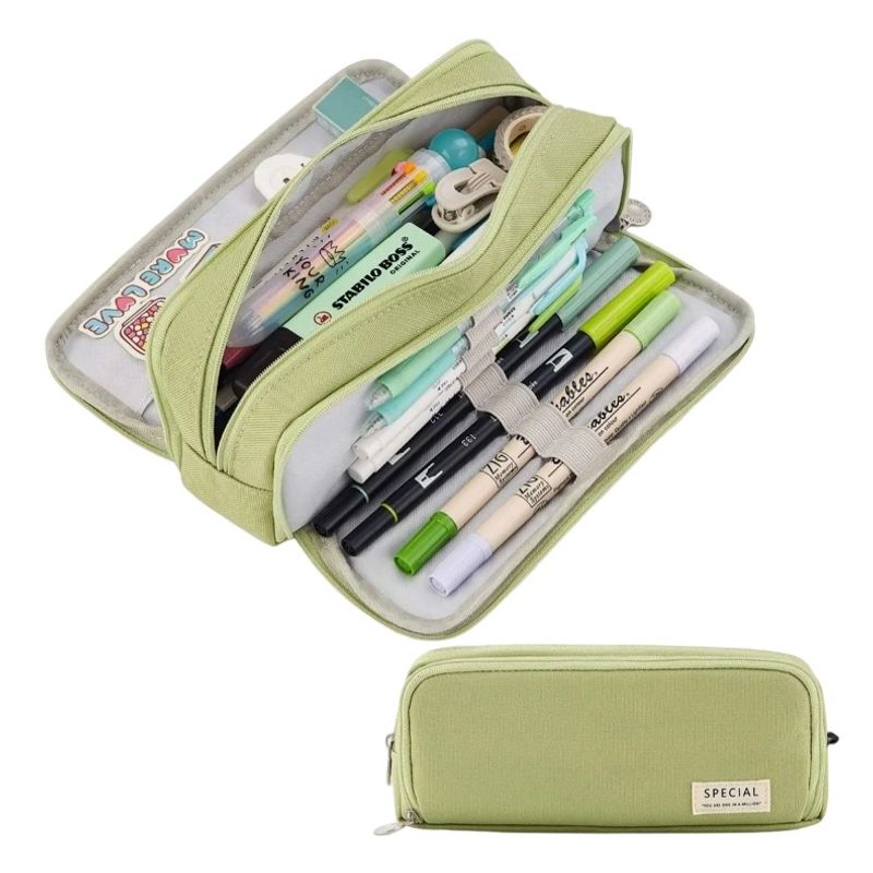 KINDA NICE - Estuche De Papelería Multifuncional De Gran Capacidad