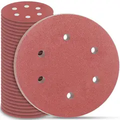 GENERICO - Disco Lija Velcro 225mm Grano 120 Set 10 Unidades