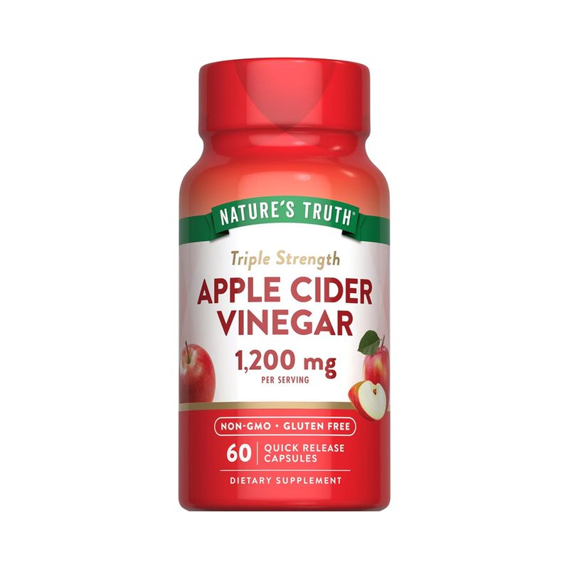 NATURE'S TRUTH - Vinagre de Manzana 1200mg 60 Capsulas Nature's Truth