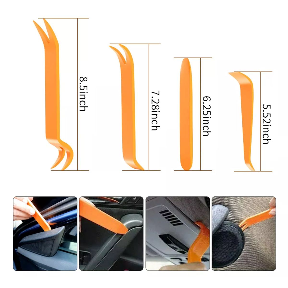 KINDA NICE - Caja De 100 Clips Para Coche Clips Para Parachoques