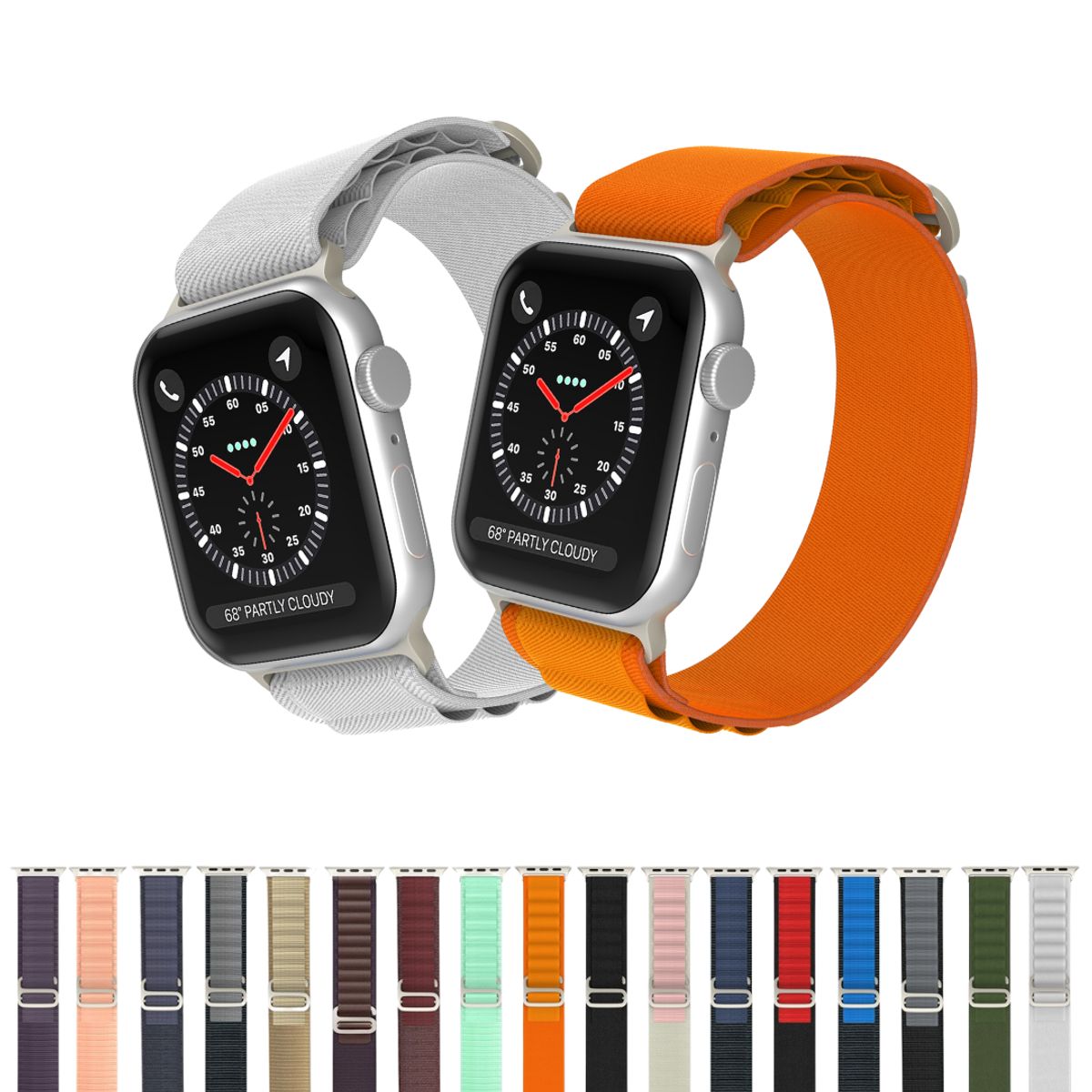 GENERICO - Correas Para Apple Watch Alpine Loop Nylon 42-44-45-46-49mm
