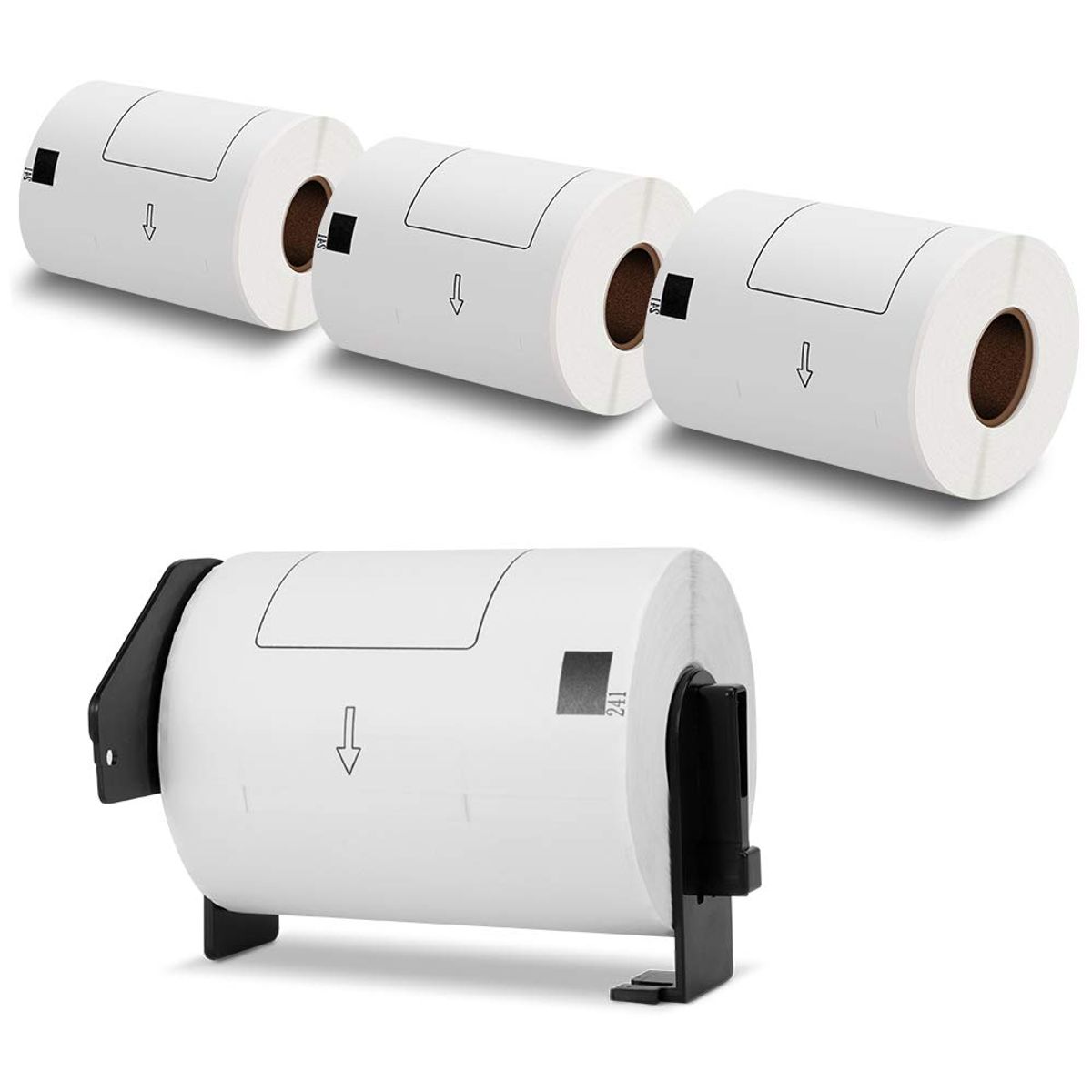 GENERICO - Rollo De Dk-11241 Etiquetas Envíos Para Brother, 102 X 152mm