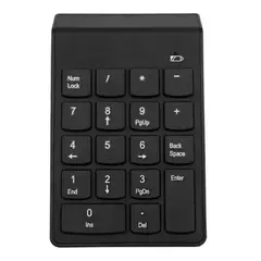 GENERICO - Mini Teclado Numérico Inalámbrico Negro