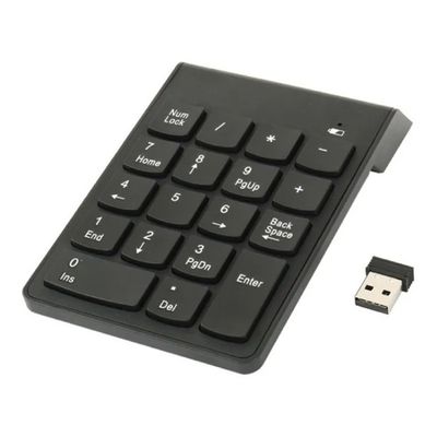 Imagen 2 del producto Mini Teclado Numérico Inalámbrico Negro