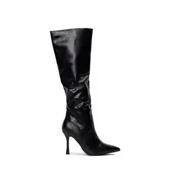 CHINITOWN - Bota Larga Mujer Negro Gunhilda