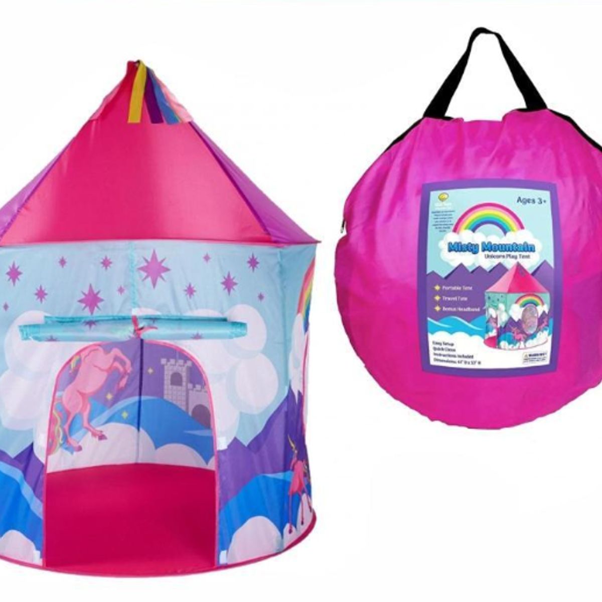 GENERICO - Carpa Infantil Unicornio Niña Plegable