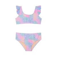 Traje de Baño Niña Bikini Vuelos UV50 Multicolor - Multicolor