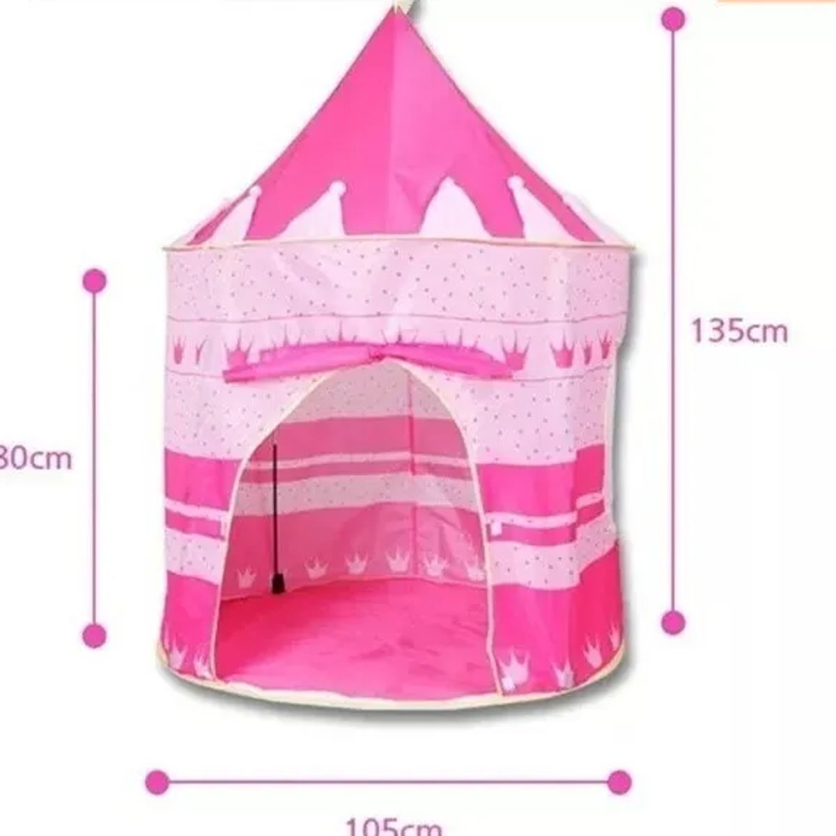 GENERICO - Castillo Carpa Para Niños Y Niñas Infantil Rosado