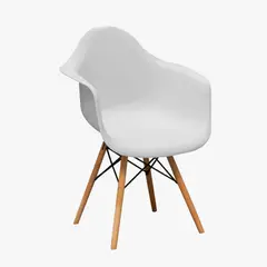 DECO EXPRESS - Silla de comedor Eames Blanca