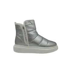 HERIEL - Bota Plateada Impermeable Mujer