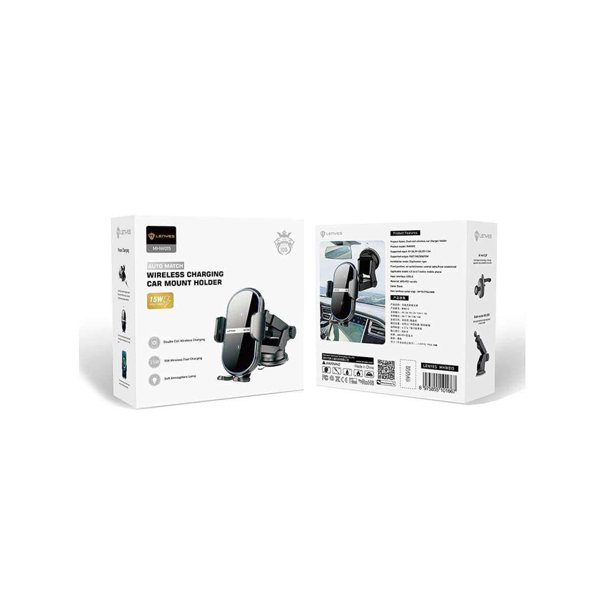 LENYES - Cargador Para Auto Magnético Lenyes MHW015