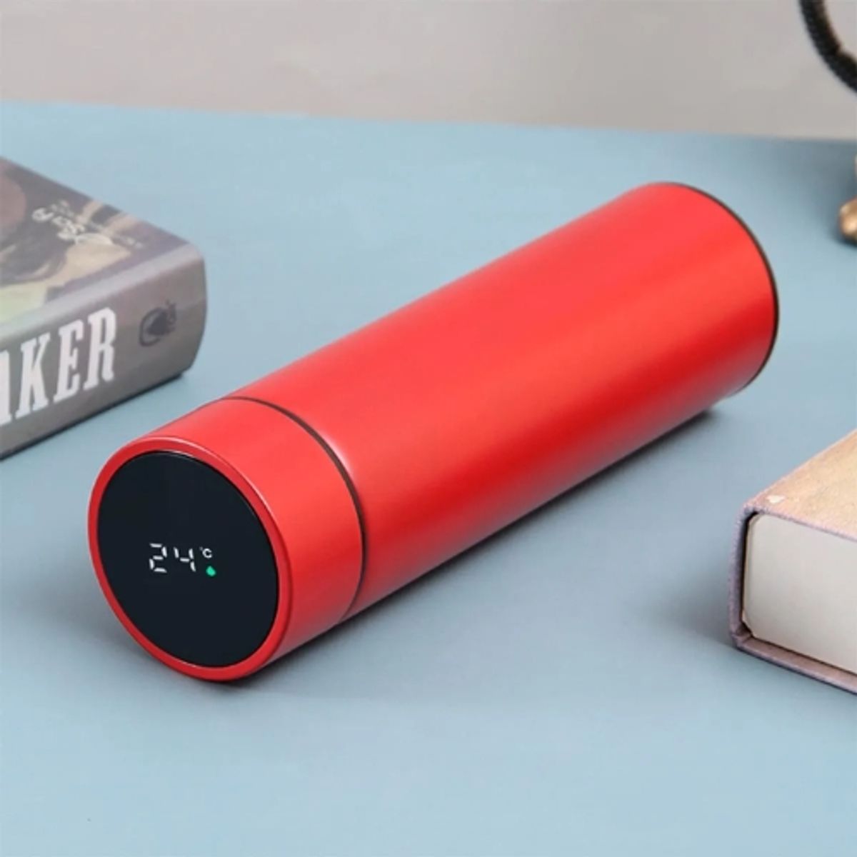 CRUSEC - Botella Termo Inteligente LED Indicador Temperatura