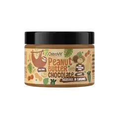 OSTROVIT - MANTEQUILLA DE MANI CON CHOCOLATE Y AVELLANAS CARAMELIZADAS 500GR -