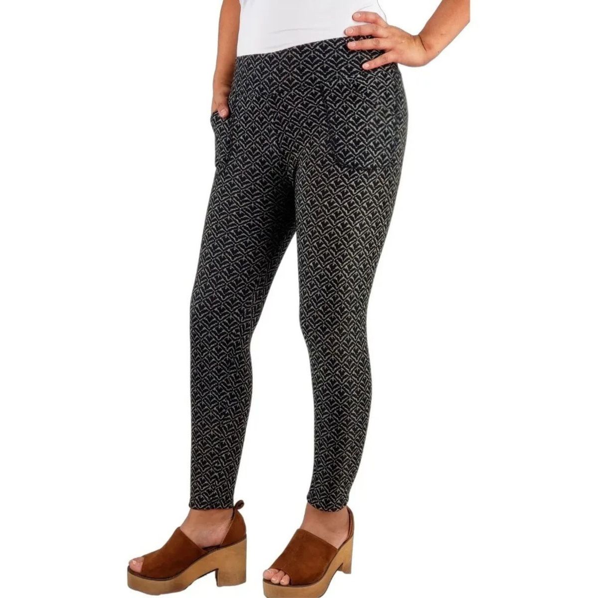 LOOK SHOP - Calza Invierno Mujer Forro Piel, Elasticadas, Tiro Alto 102