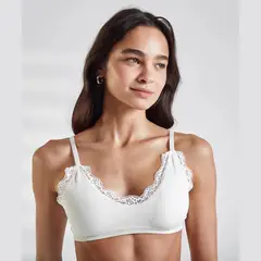 LOUNGE - Bralette Mujer Encaje