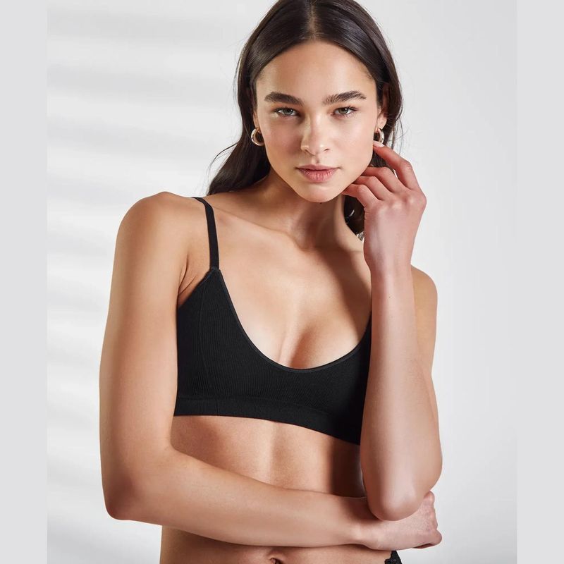 LOUNGE - Bralette Mujer Doble Uso