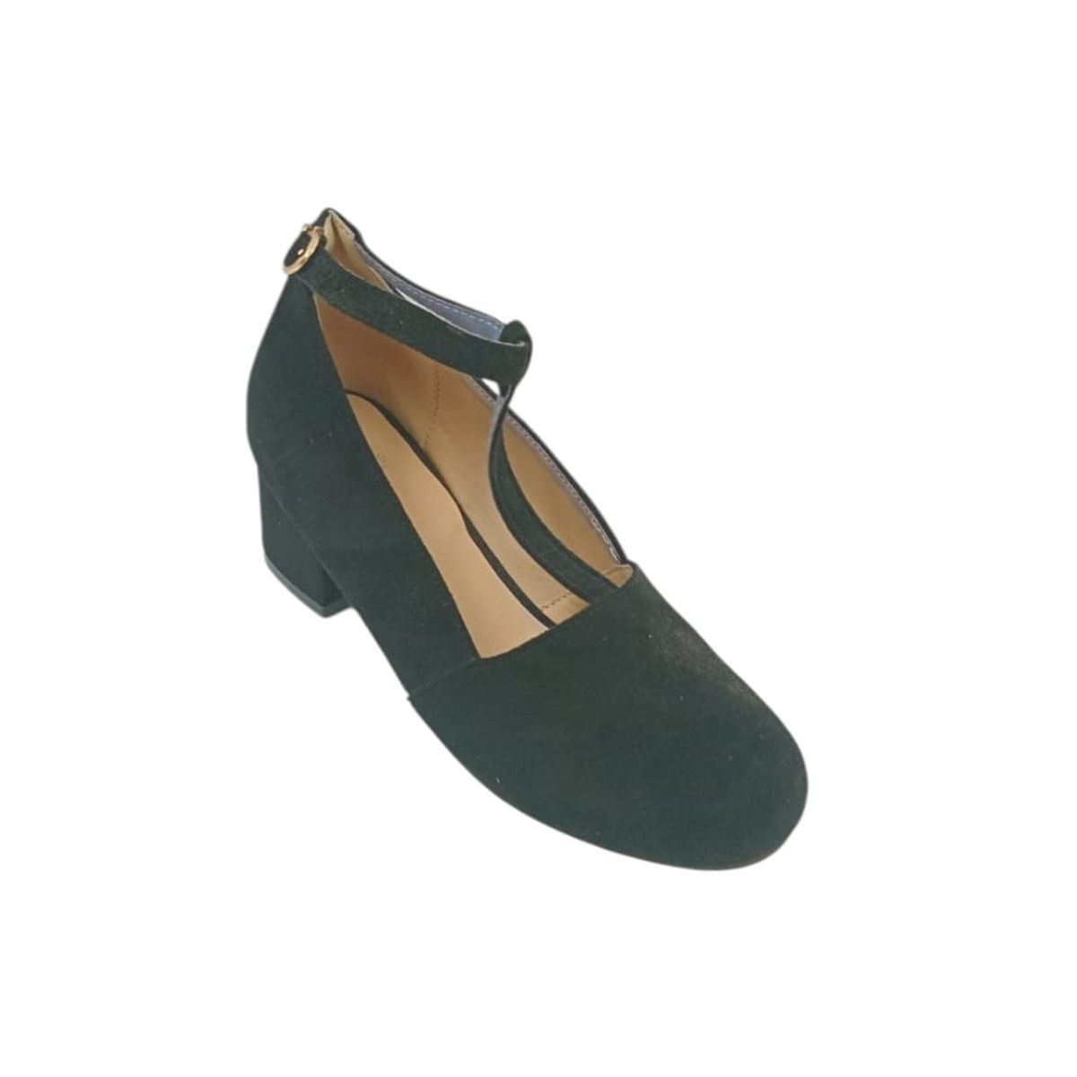 HERIEL - Zapato Negro Taco Mujer