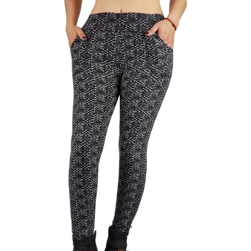 MPROPIA - Calza Invierno Mujer Forro Piel, Elasticadas, Tiro Alto 102
