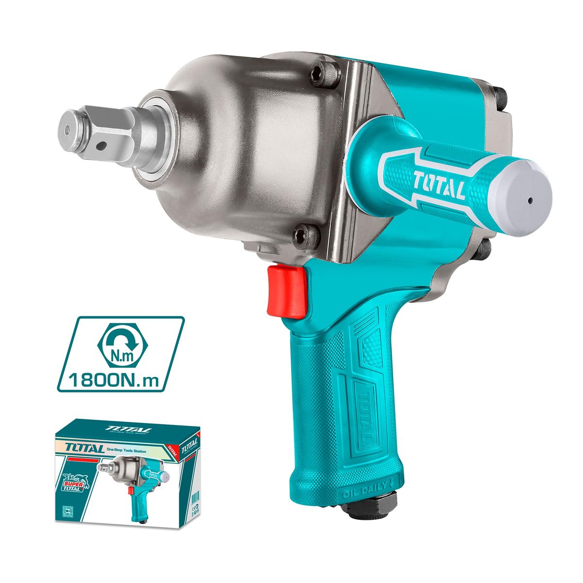TOTAL TOOLS - Pistola Neumática 1" 1800NM Total