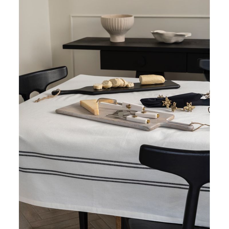 LOUNGE - Mantel Detalle Líneas 150 X 250 Cm Beige