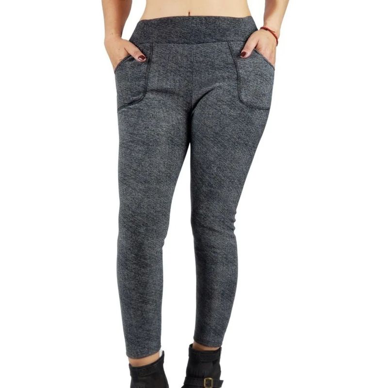 MPROPIA - Calza Invierno Mujer Forro Piel, Elasticadas, Tiro Alto 102