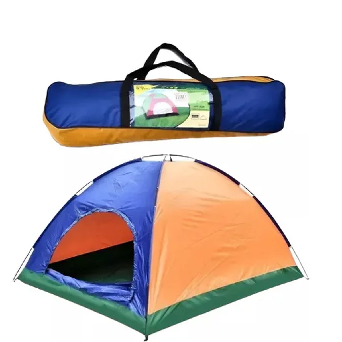 CARIBEE - Carpa Iglú 4 Personas Camping Pesca Impermeable Mosquitero