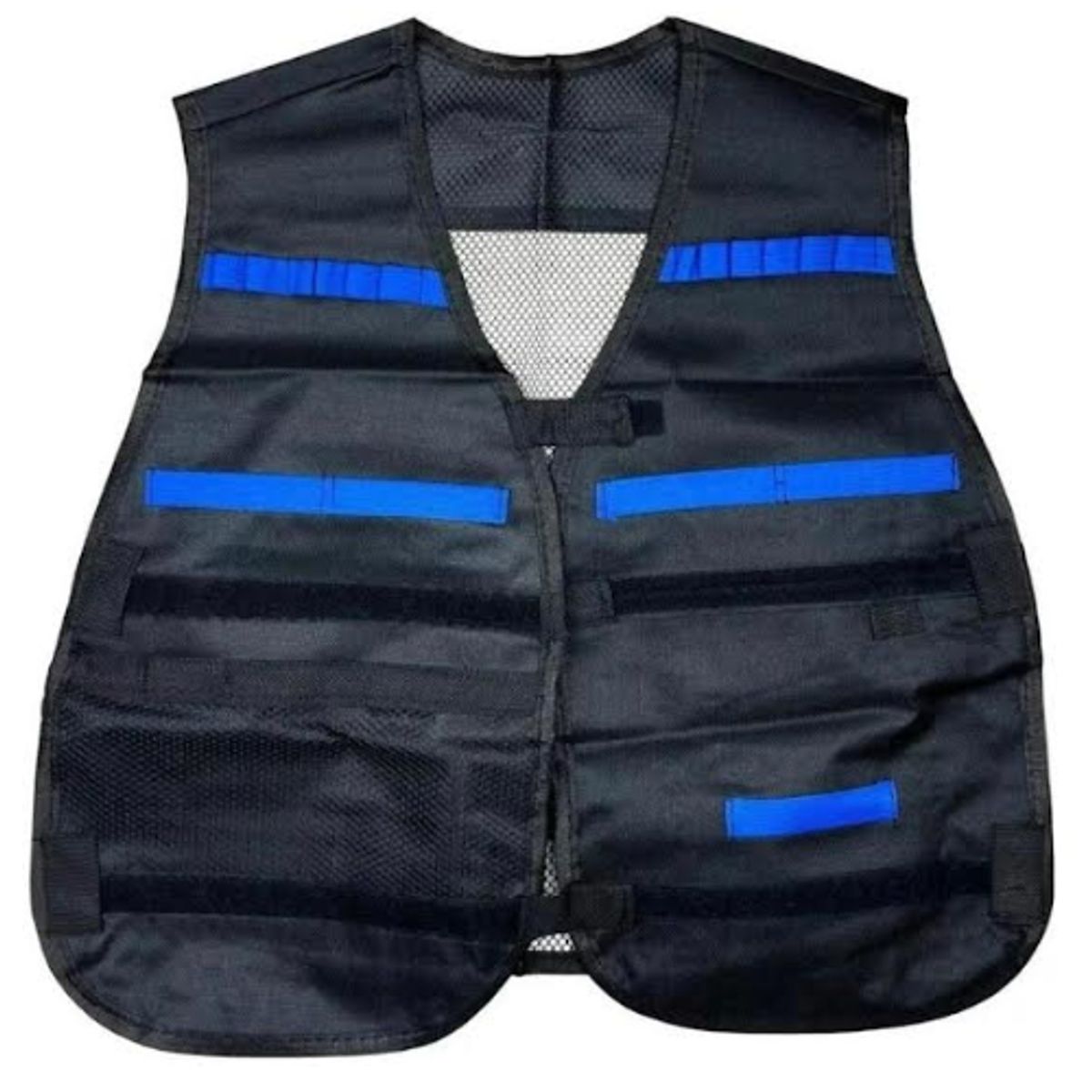 GENERICO - kit Chaleco Tactico Para Niños Nerf Dardos Guns N-strike X2 Color Negro