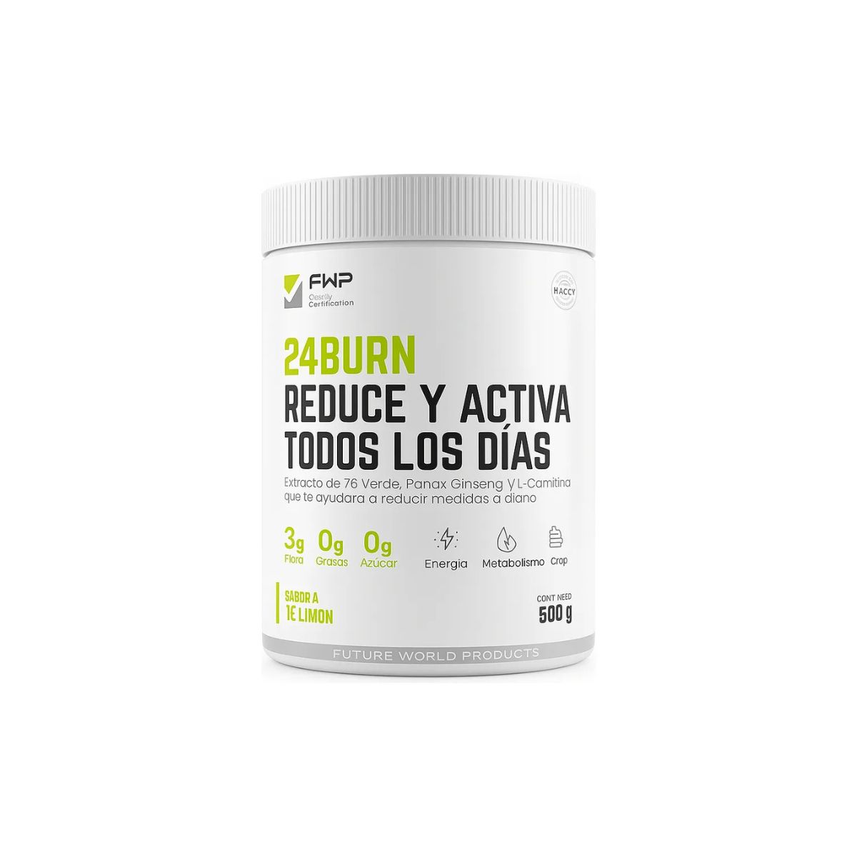 GENERICO - 24burn termogenico sabor limon FWP 500mg