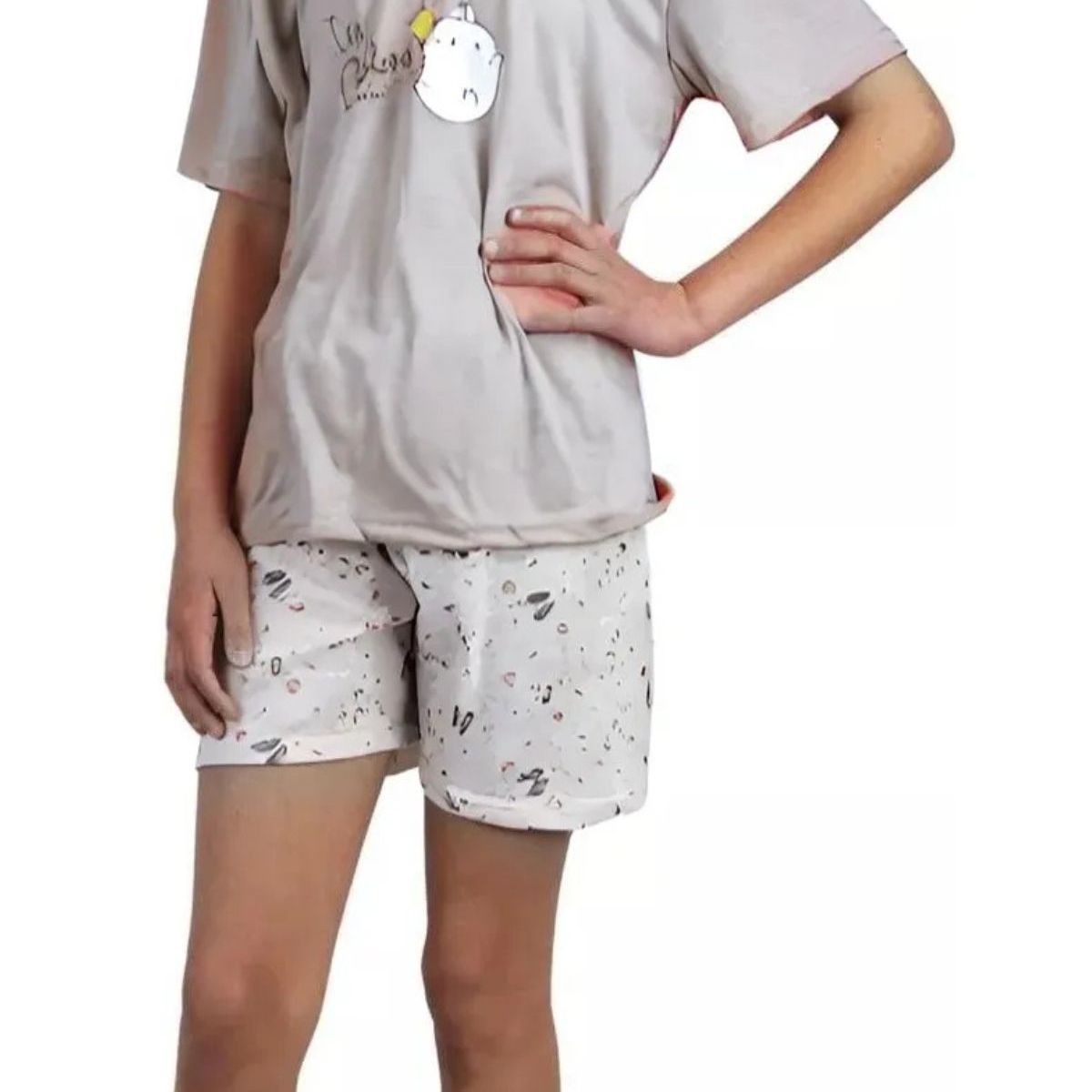 LOOK SHOP - Pijama Niña Verano. Short Y Polera. Tallas. Diseños. 390