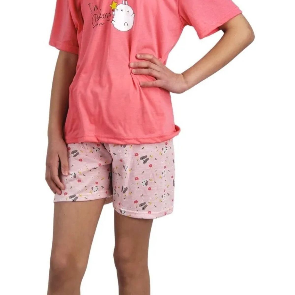 LOOK SHOP - Pijama Niña Verano. Short Y Polera. Tallas. Diseños. 390