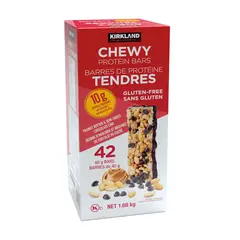 KIRKLAND - Barras de Cereal Proteína PB & Chocolate 42 × 40 g
