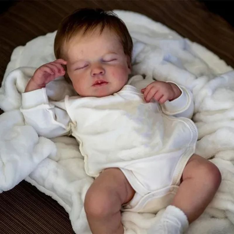 GENERICO - Bebe Reborn Simulated 49 Cm Body Silicona+cotton