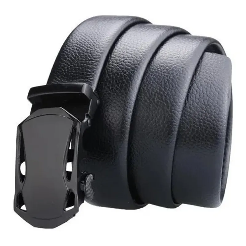 VISUALHEX LIMITADA - Correa Cinturón Casual Ajustable Negro Para Hombre