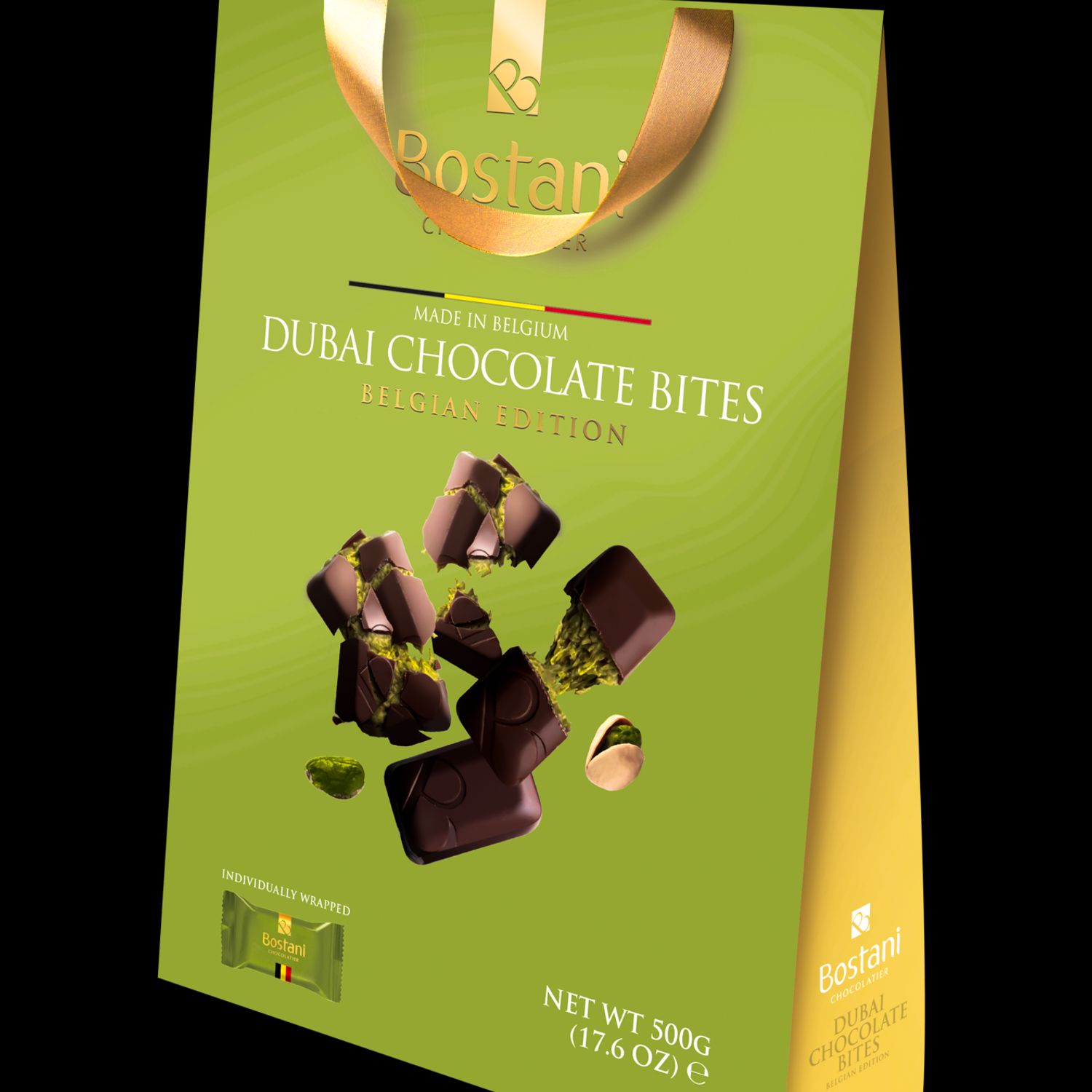 BOSTANI Chocolate Dubai Pistachio Bostani 500 g Kiosclub