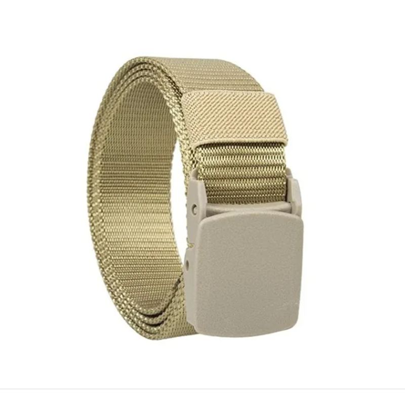 VISUALHEX LIMITADA - Cinturón Táctico Ajustable  Correa Deportiva Unisex - Beige
