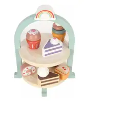 GENERICO - Juguete De Madera Para Tortas Y Pasteles Con Forma De Torre