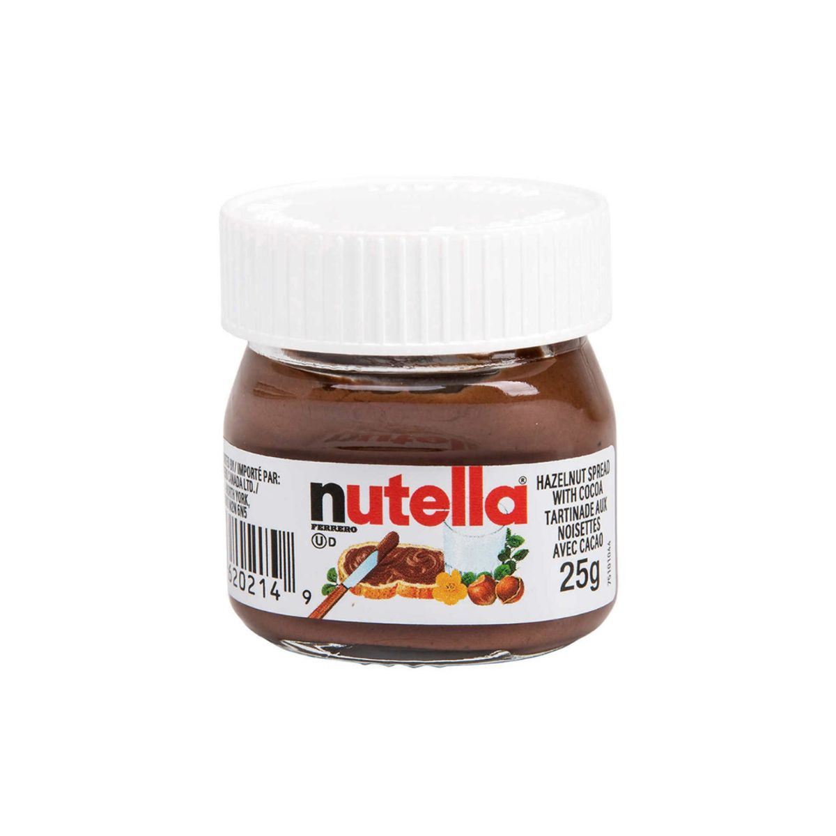 NUTELLA - Crema Avellanas con Cocoa Nutella 25 g Kiosclub