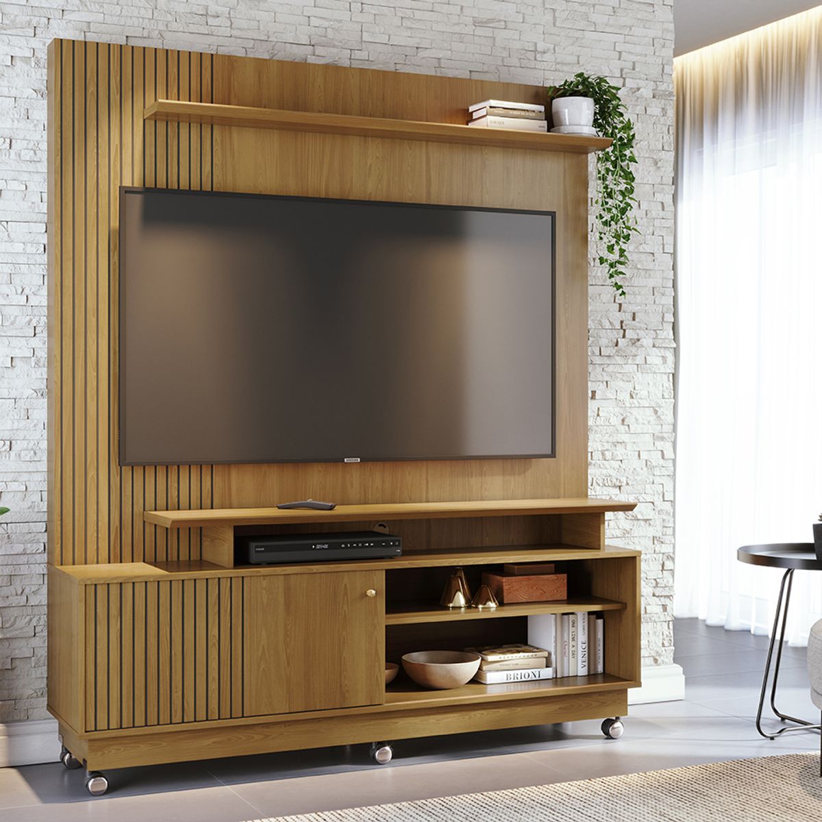 TAHUARI - Home theater Ares con ruedas Cumaru