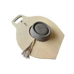 CORRALERO SASTRERIA - Sombrero de Paño color Marlboro Huaso Tradicional Chileno 2040 + Porta Sombrero