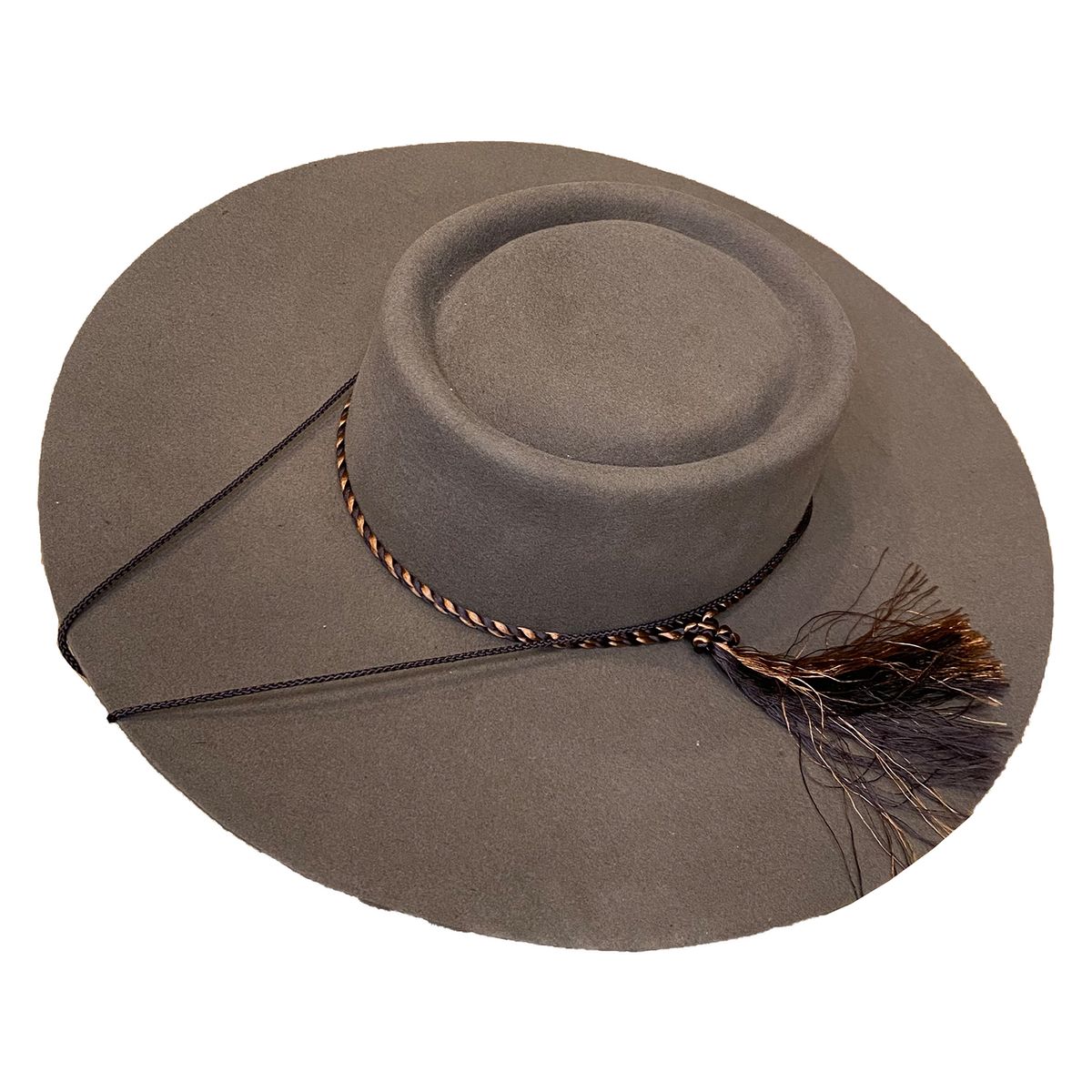 CORRALERO SASTRERIA - Sombrero de Paño color Marlboro Huaso Tradicional Chileno 2040 + Porta Sombrero
