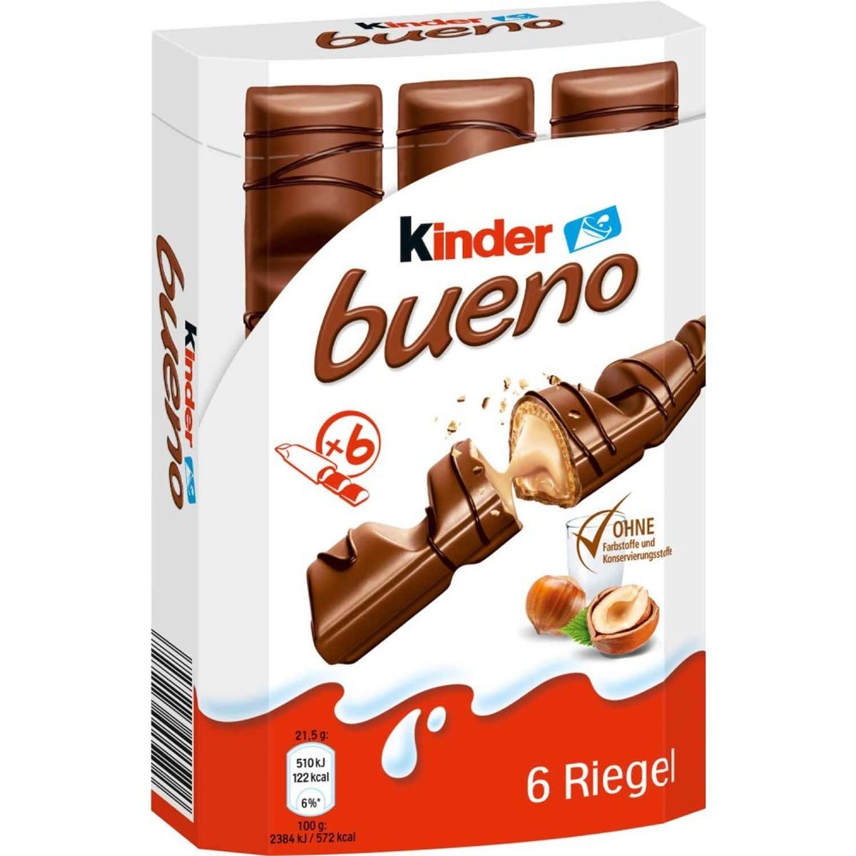 KINDER - Barra Chocolate Bueno Kinder 117 g