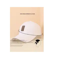VISUALHEX LIMITADA - Jockey Gorros Jockey Hombre Gorro Ediko Gorra Hombre Mujer- Blanco