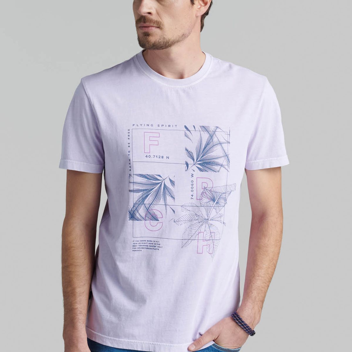 FEROUCH - Polera Ohio Lila Ferouch