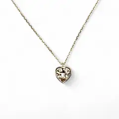 TIANA JOYAS - Collar con un Corazón de 8,8mm con Circón de Plata 925