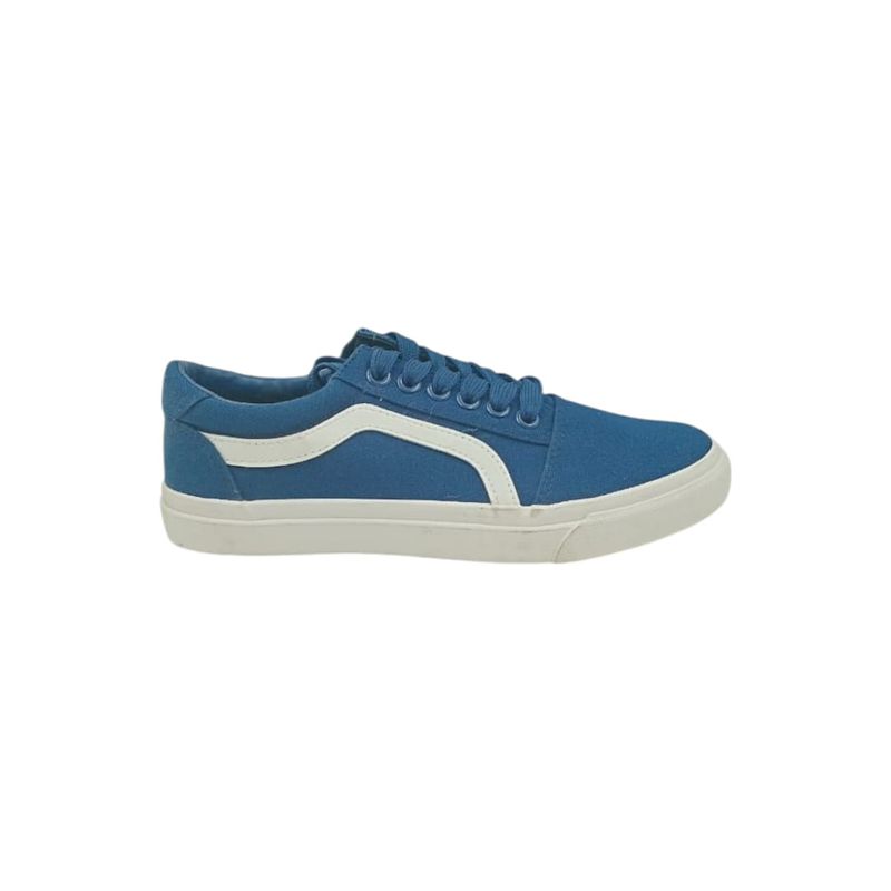 HERIEL - Zapatilla Azul Lona Baja