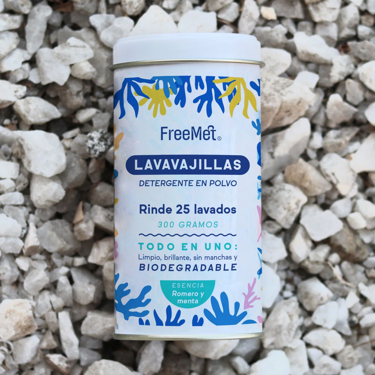 FREEMET - Detergente Lavavajillas Polvo 300g Freemet Ecológico