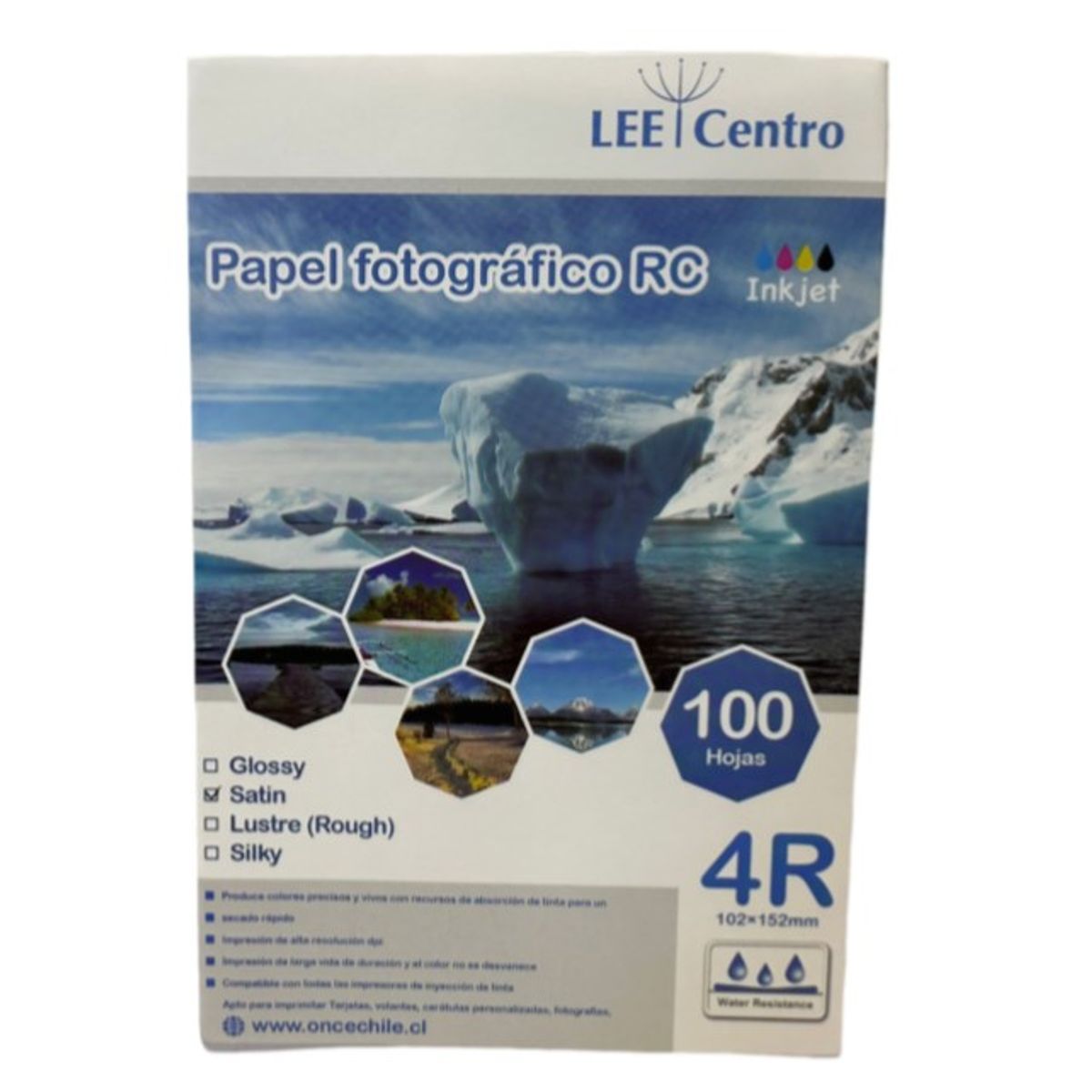 Pack De Papel Satinado 4r P 100 Hojas, marca TODOK - Foto Principal