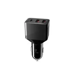 LENYES - Cargador para Auto CA879 2USB-C 45W