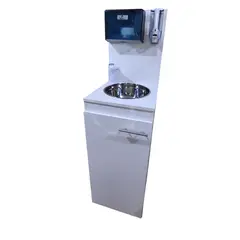GENERICO - LAVAMANOS PORTATIL CON DISPENSADOR JABON Y PAPEL