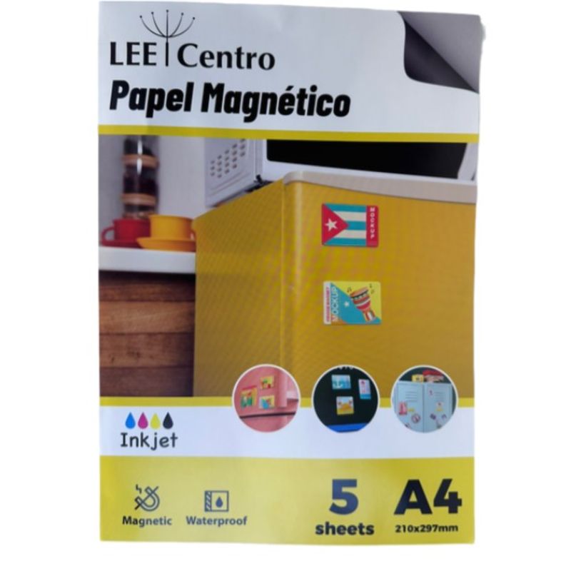 TODOK - Papel Imán Imantado Magnético Magneto A4 5 Hojas
